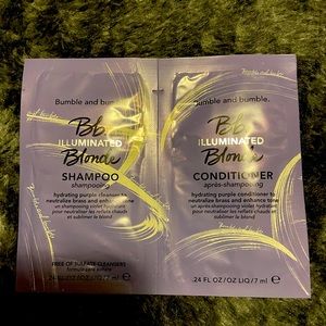 NEW Bumble and bumble. Bb illuminated Blonde shampoo + conditioner